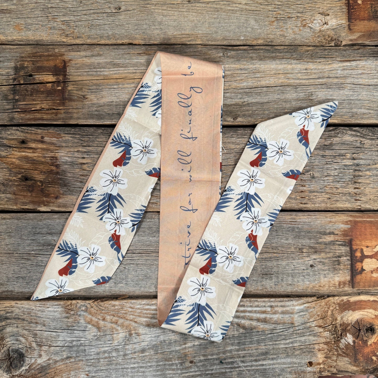 Rodeo Drive - Tan Western Skinny Mini Wild Rag Scarf / Cowgirl Necktie  #TW121