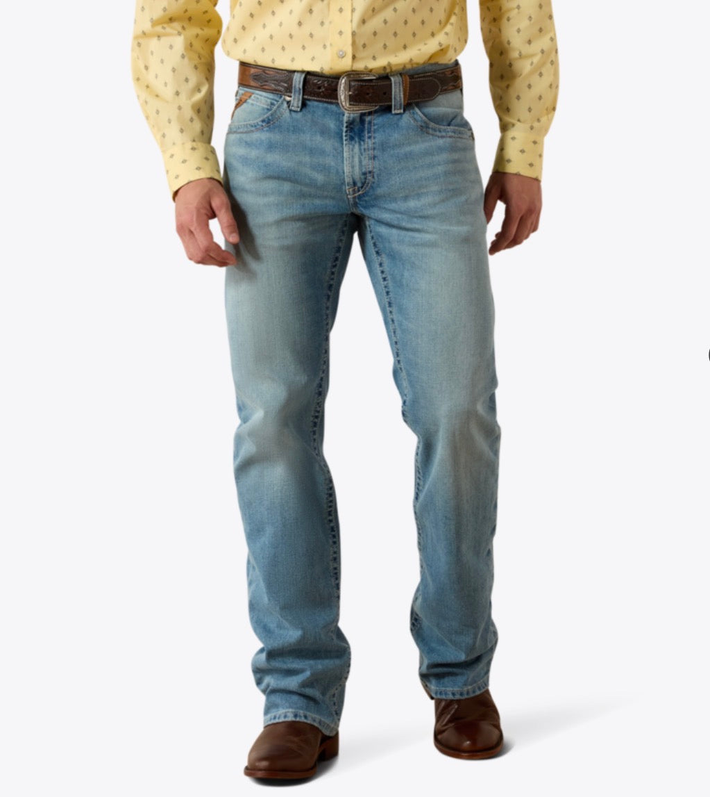 ARIAT MENS M4 GUS RELAXED FIT BOOT CUT JEANS