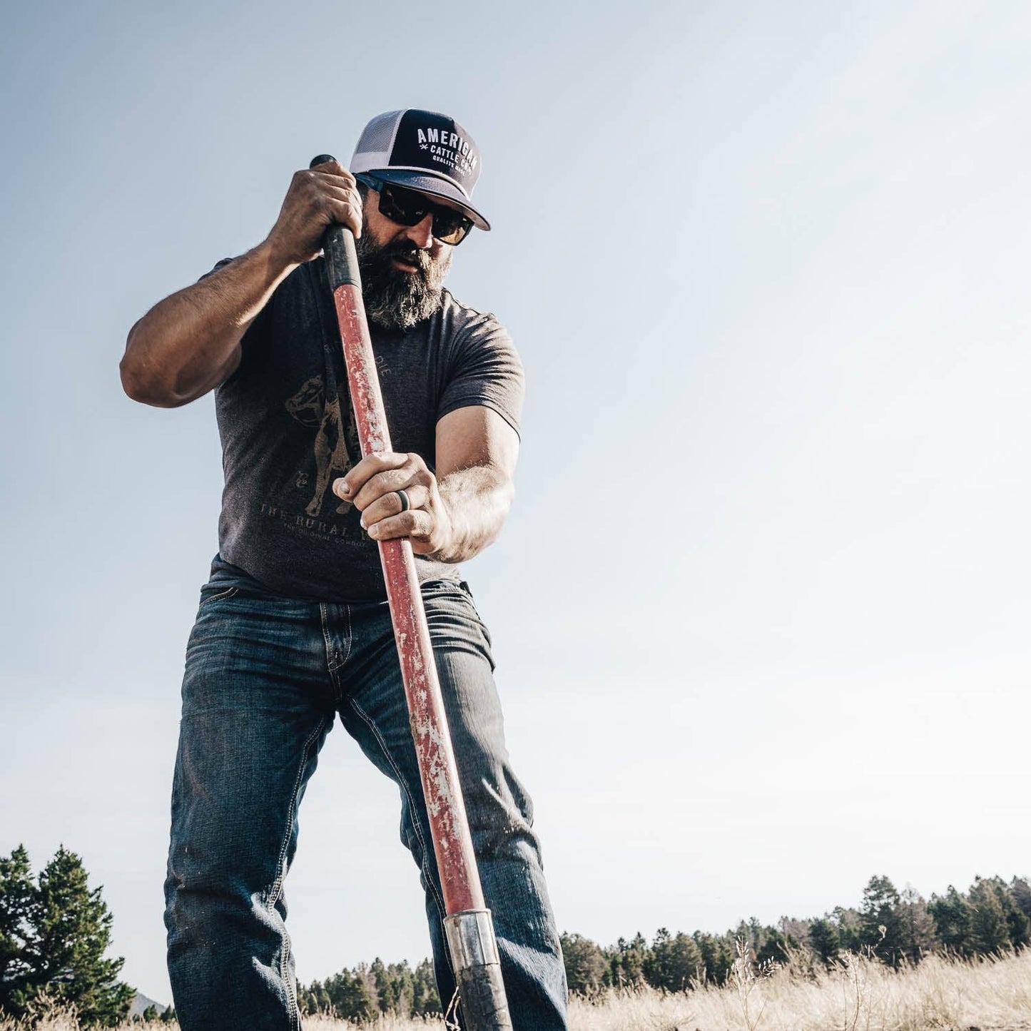 American Cattle Co - Quality Made Hat  : White