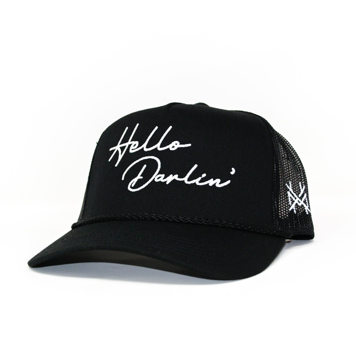 The Mad Hatter Co - MHC Hello Darlin Trucker Hat: Otto Black