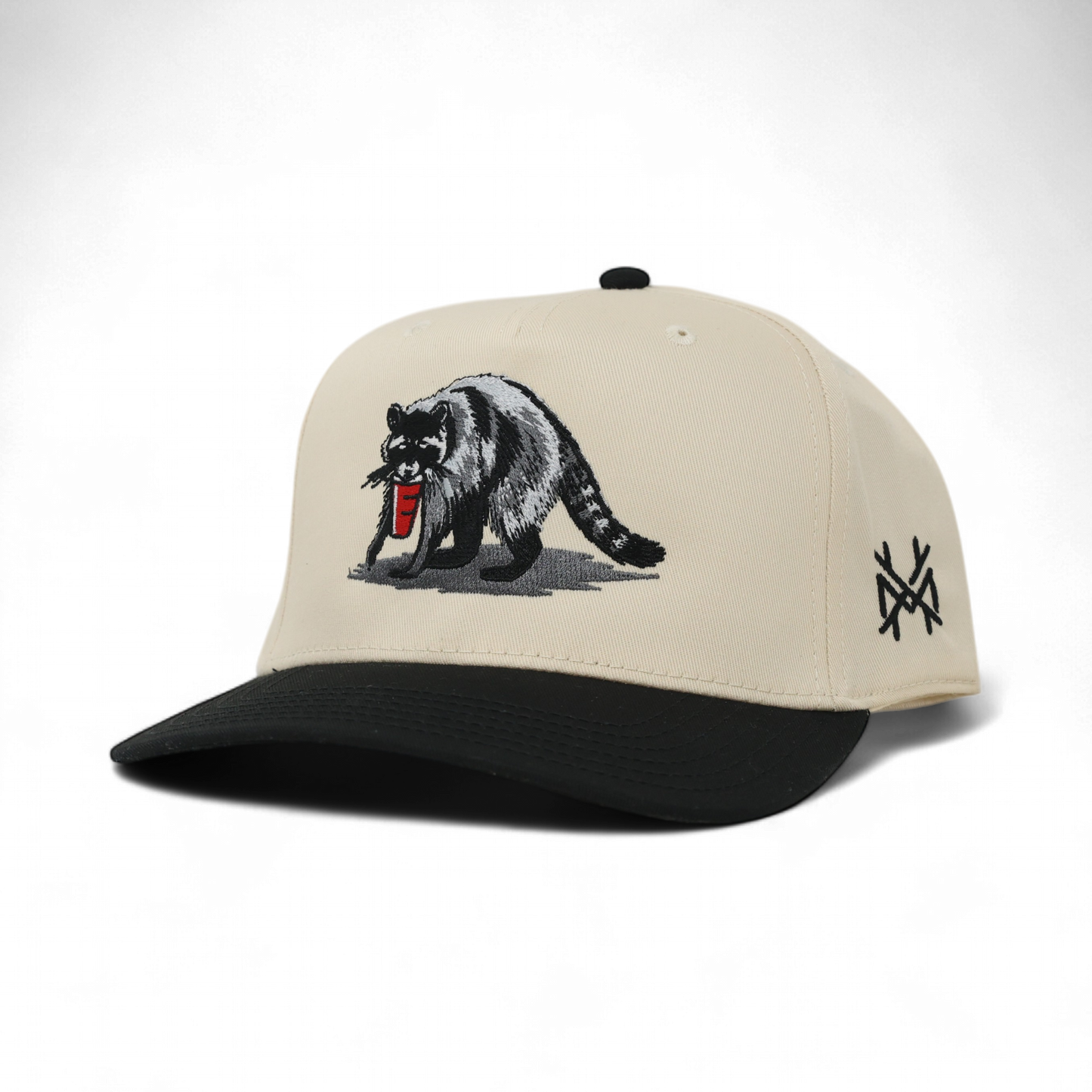 The Mad Hatter Co - Party Animal Trucker Hat: 7 Panel Breakup Country/Natural