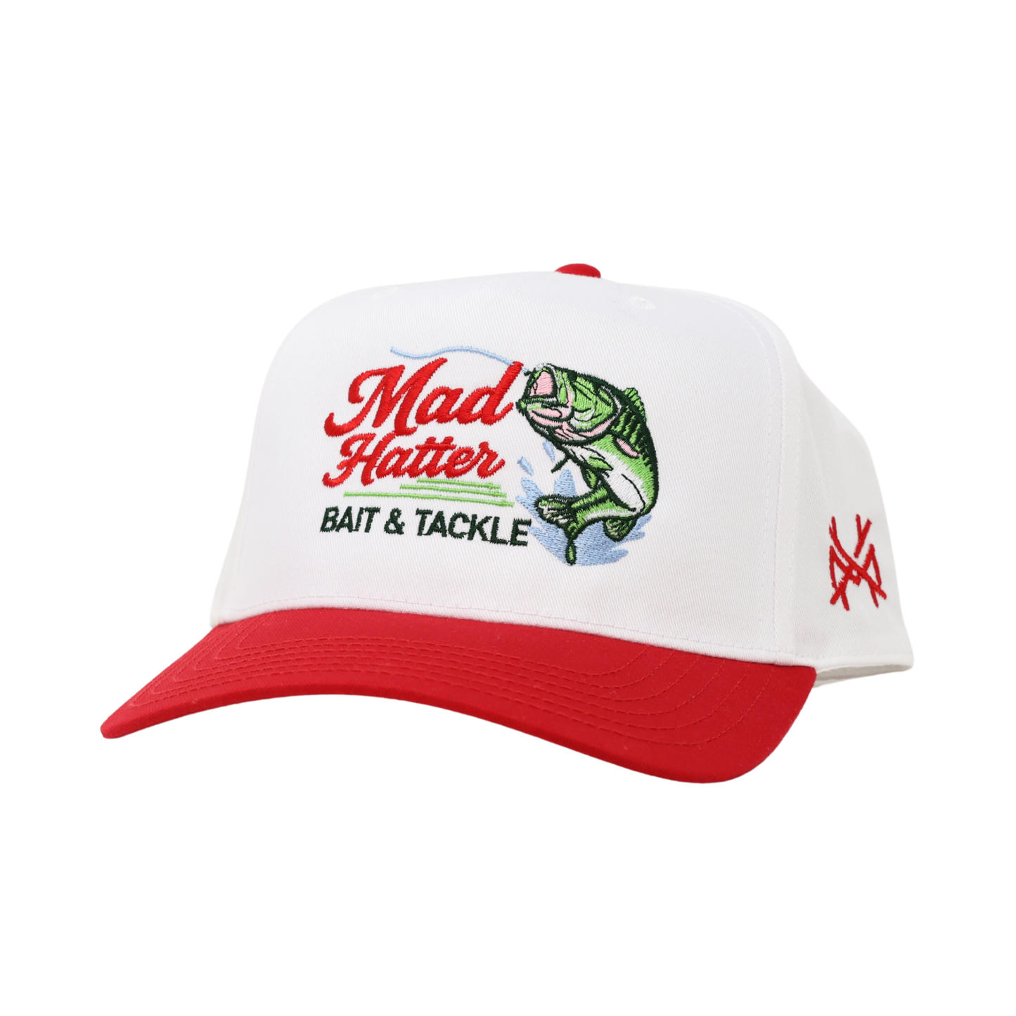 The Mad Hatter Co - Bait & Tackle Fishing Trucker Hat: Trucker Harvest Camo/ Natural