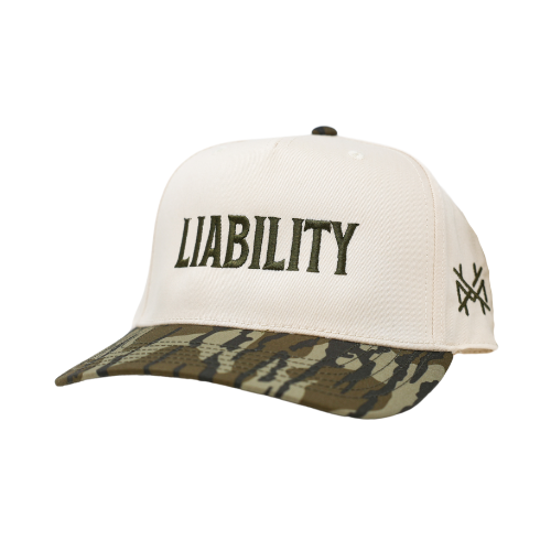 The Mad Hatter Co - Liability Trucker Hat: Bottomland/Natural Otto