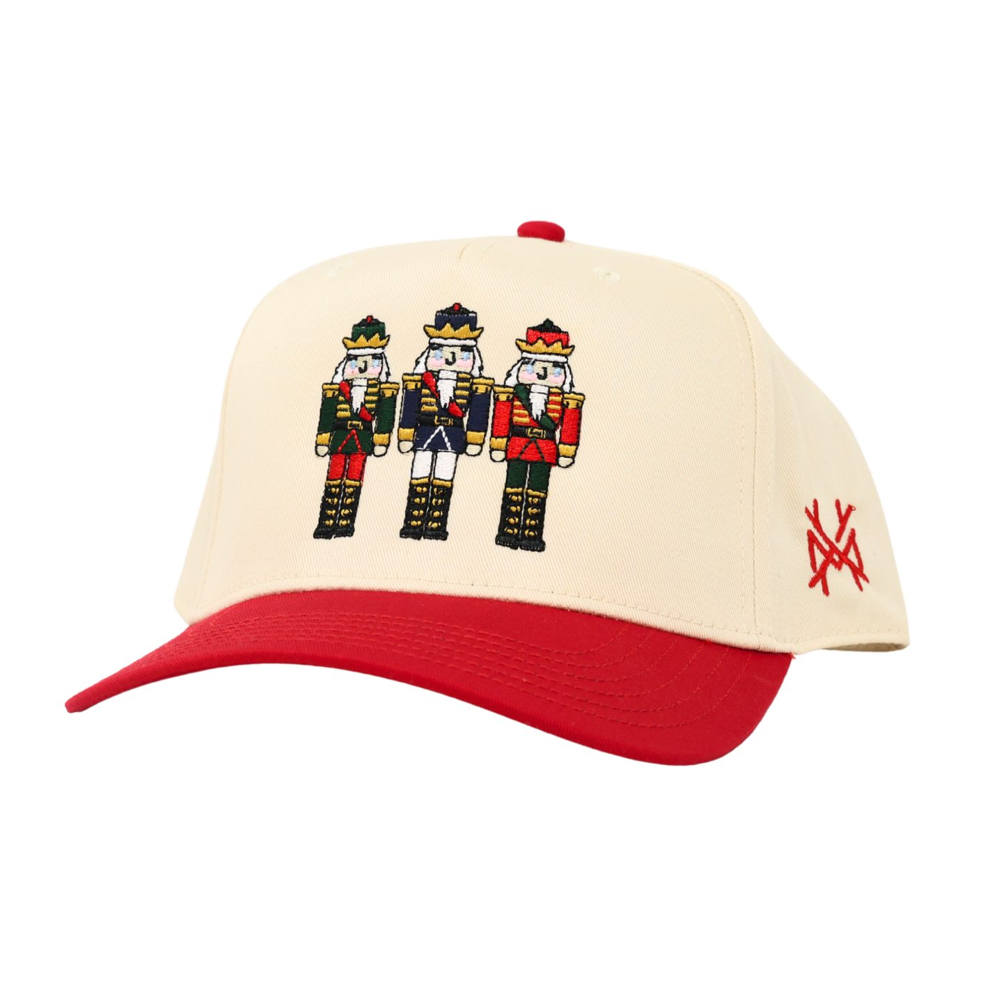 The Mad Hatter Co - 3 Nutcracker Christmas 2025 Trucker Hat: Retro Red/Natural