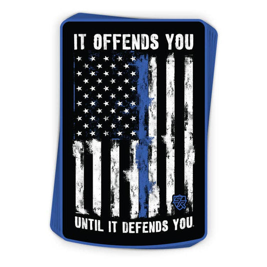 Shield Republic LLC - It Offends You Until it Defends You Decal