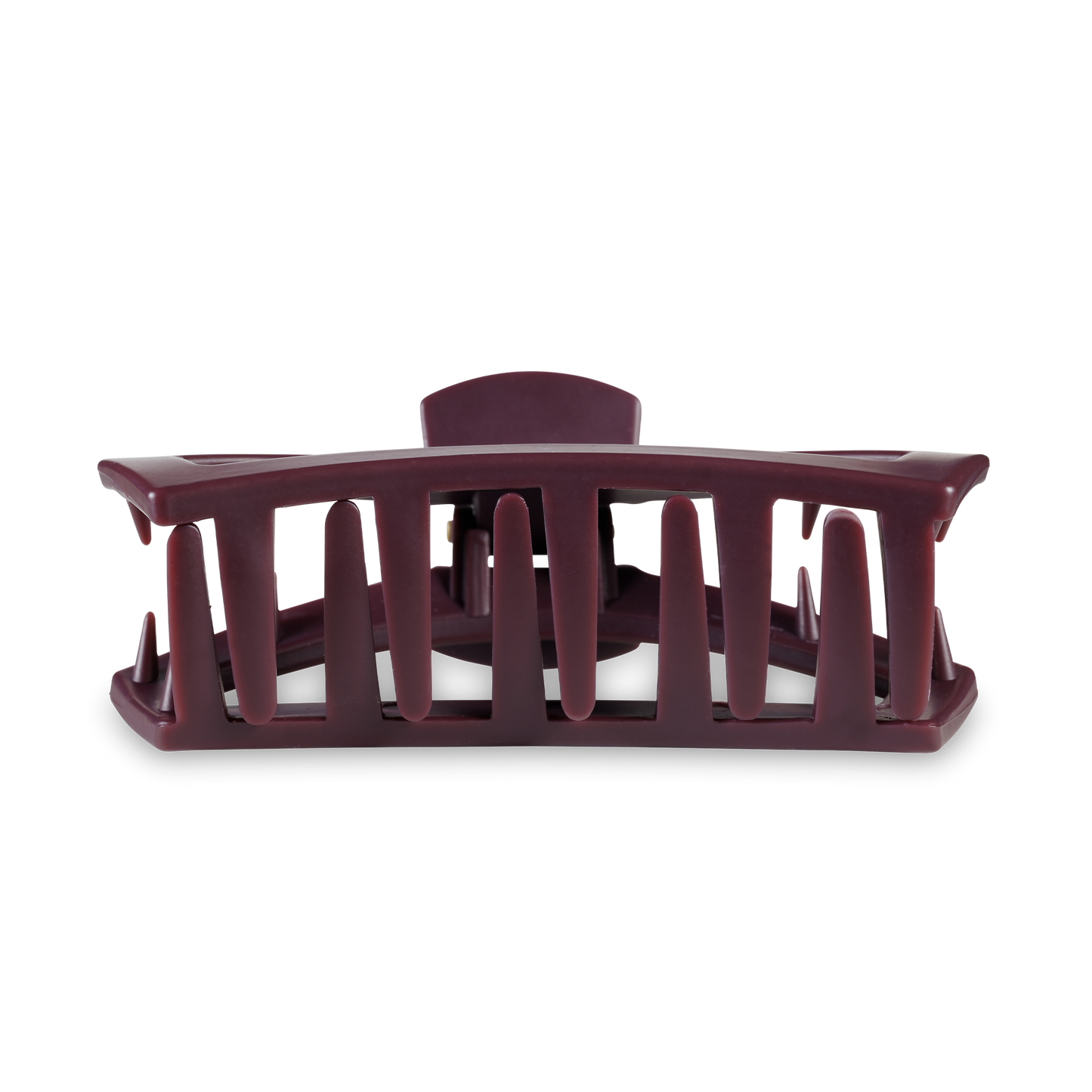 TELETIES - Open Hair Clip | Large | Burgundy Bliss