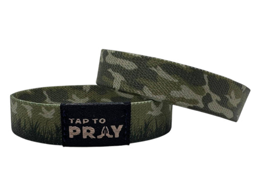 Versible - Tap To Pray™ Wristbands - Waterfowl Camo: X-Small