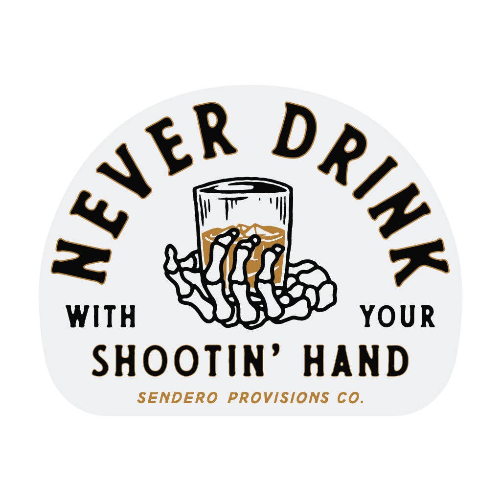 Sendero Provisions Company - Shootin' Hand Sticker