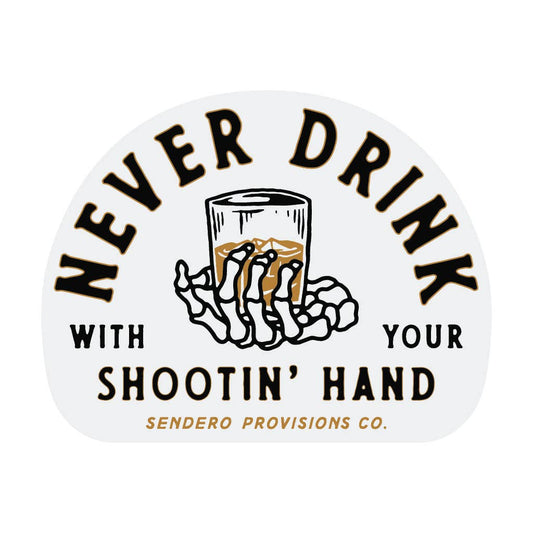 Sendero Provisions Company - Shootin' Hand Sticker