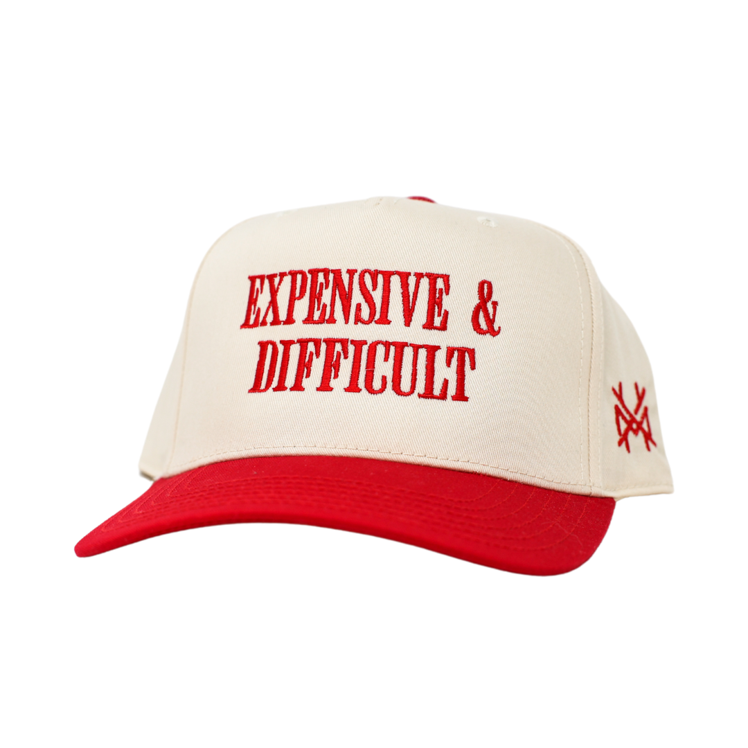 The Mad Hatter Co - Expensive and Difficult Trucker Hat: Retro Khaki (Rope)