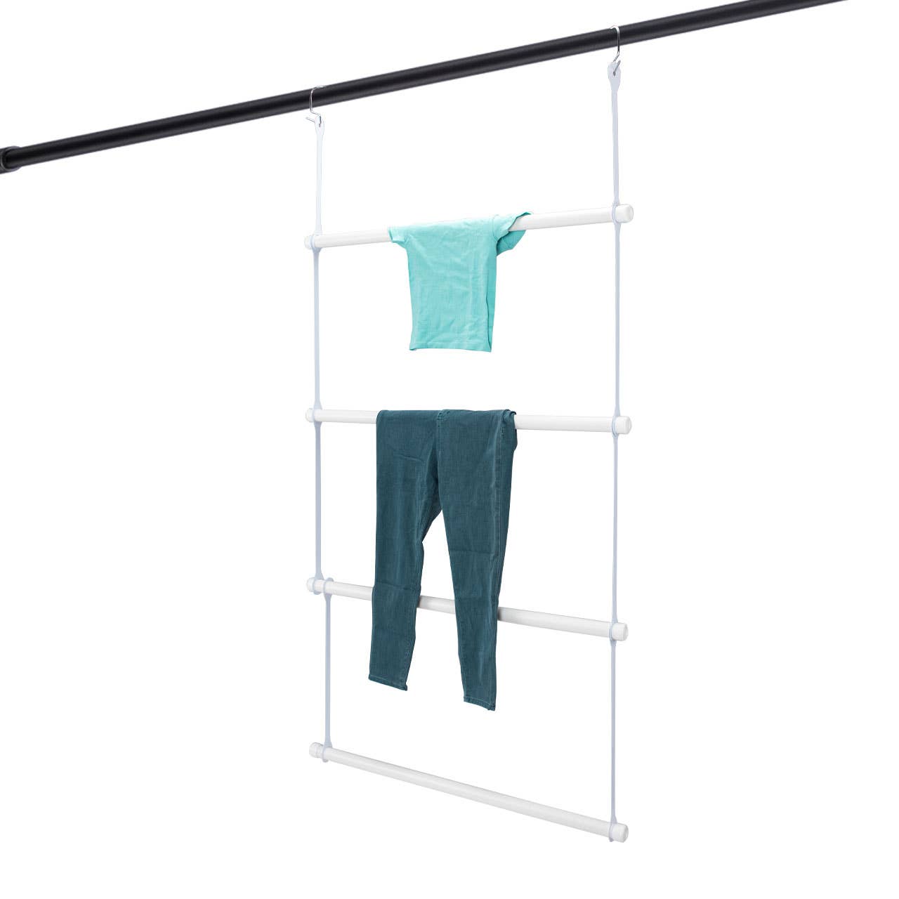 Store Supply Warehouse - White PVC Tubular Ladder Mannequin