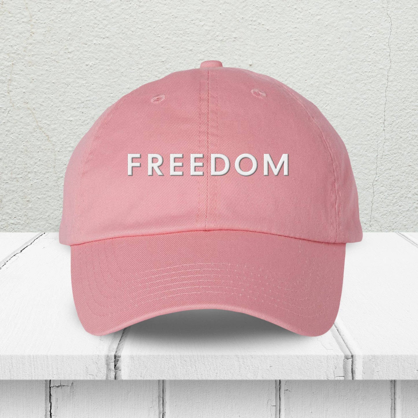 God And Glory Gifts - Charlie Kirk Freedom Embroidered Dad Hat: Black