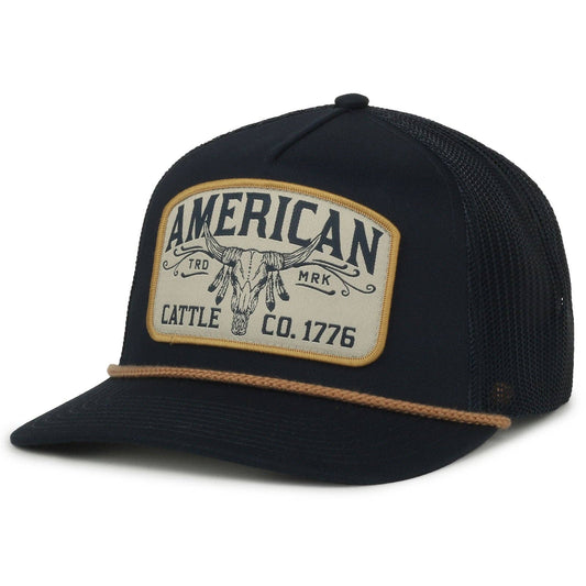 American Cattle Co - Headdress Hat: Navy