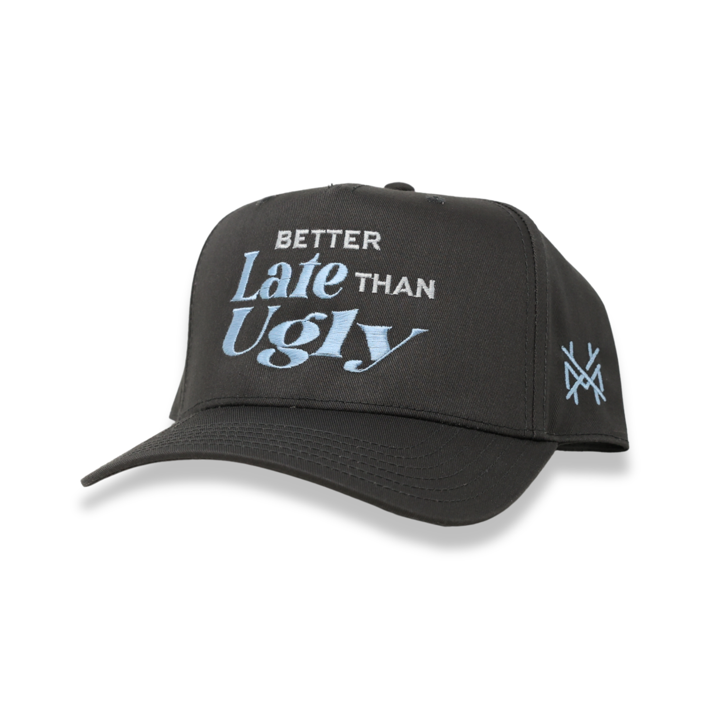 The Mad Hatter Co - Better Late Than Ugly Trucker Hat: Retro Black