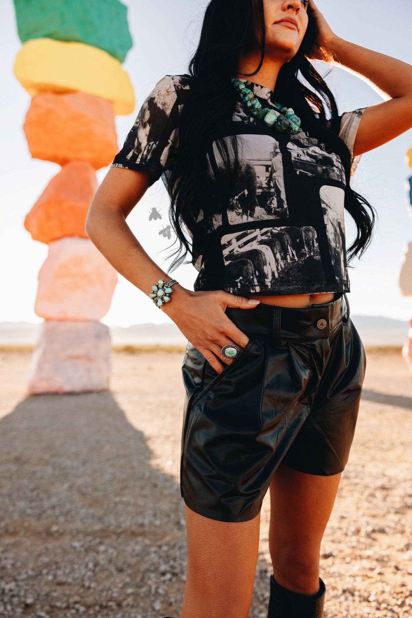 2 Fly Co - CATTLE CHROME *TEE: 3X