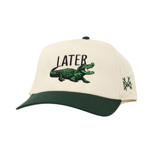 The Mad Hatter Co - Later Gator: Dark Green/ Natural Otto