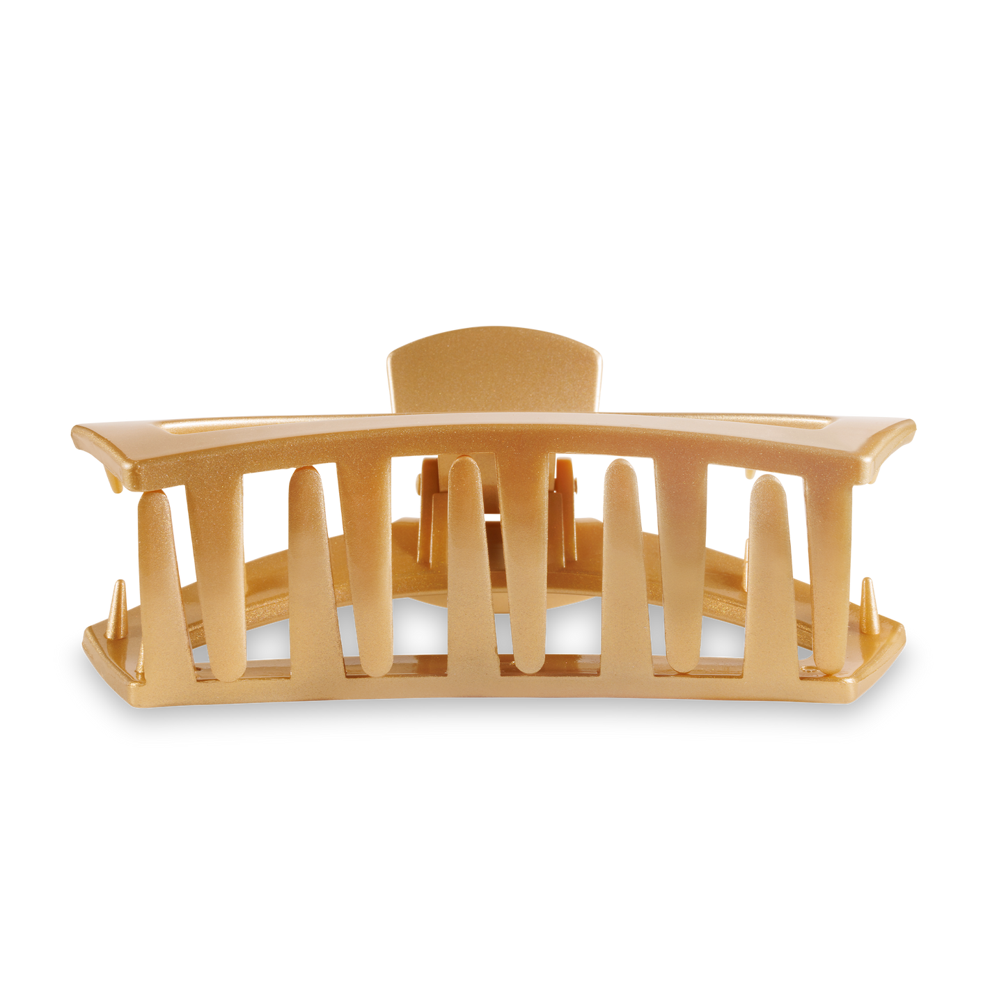 TELETIES - Open Hair Clip | Large | Champagne Toast