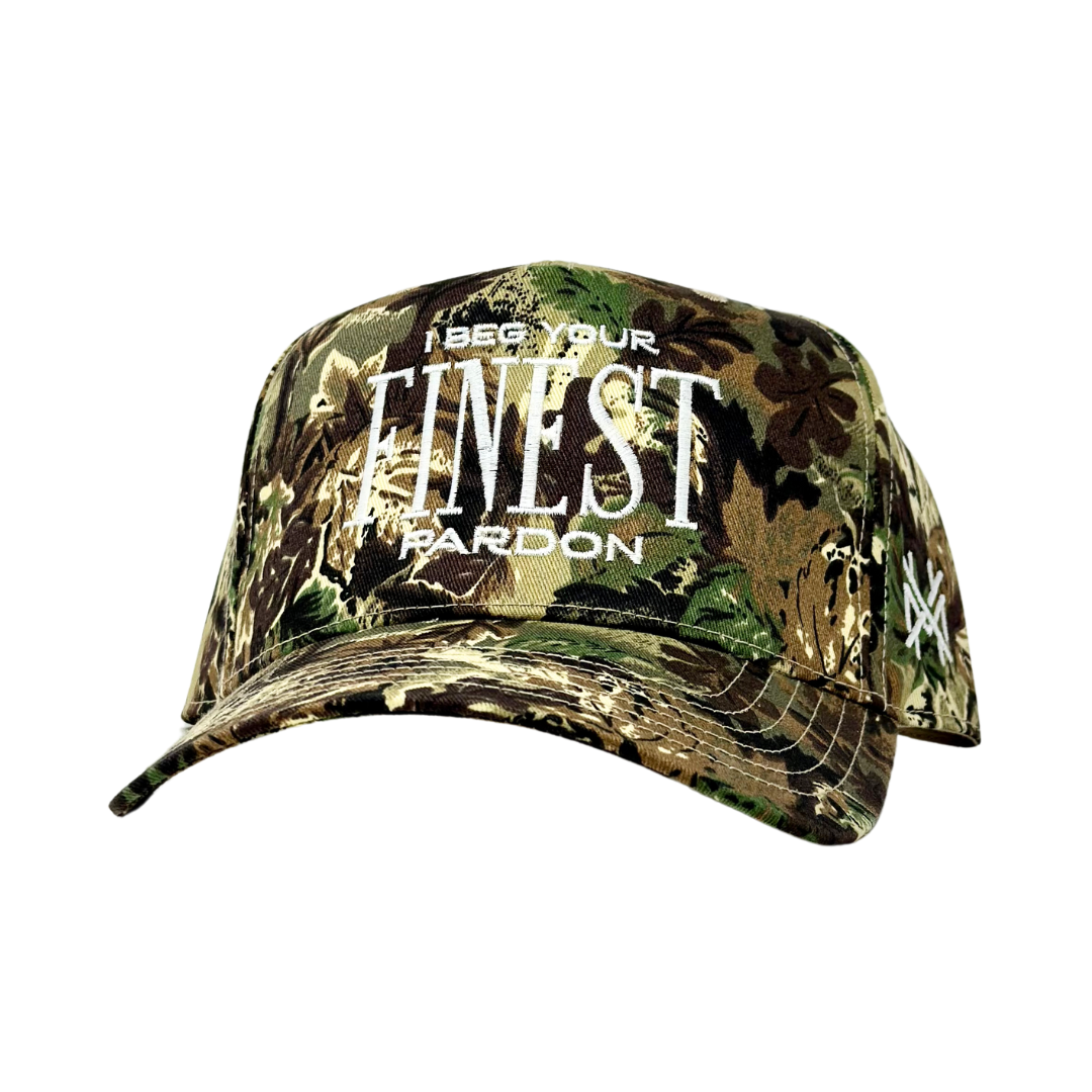 The Mad Hatter Co - MHC I Beg Your Finest Pardon Trucker Hat: Black/Natural Otto