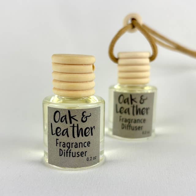 Ani’s Market LLC - Oak & Leather Car Air Freshener Fragrance Diffuser