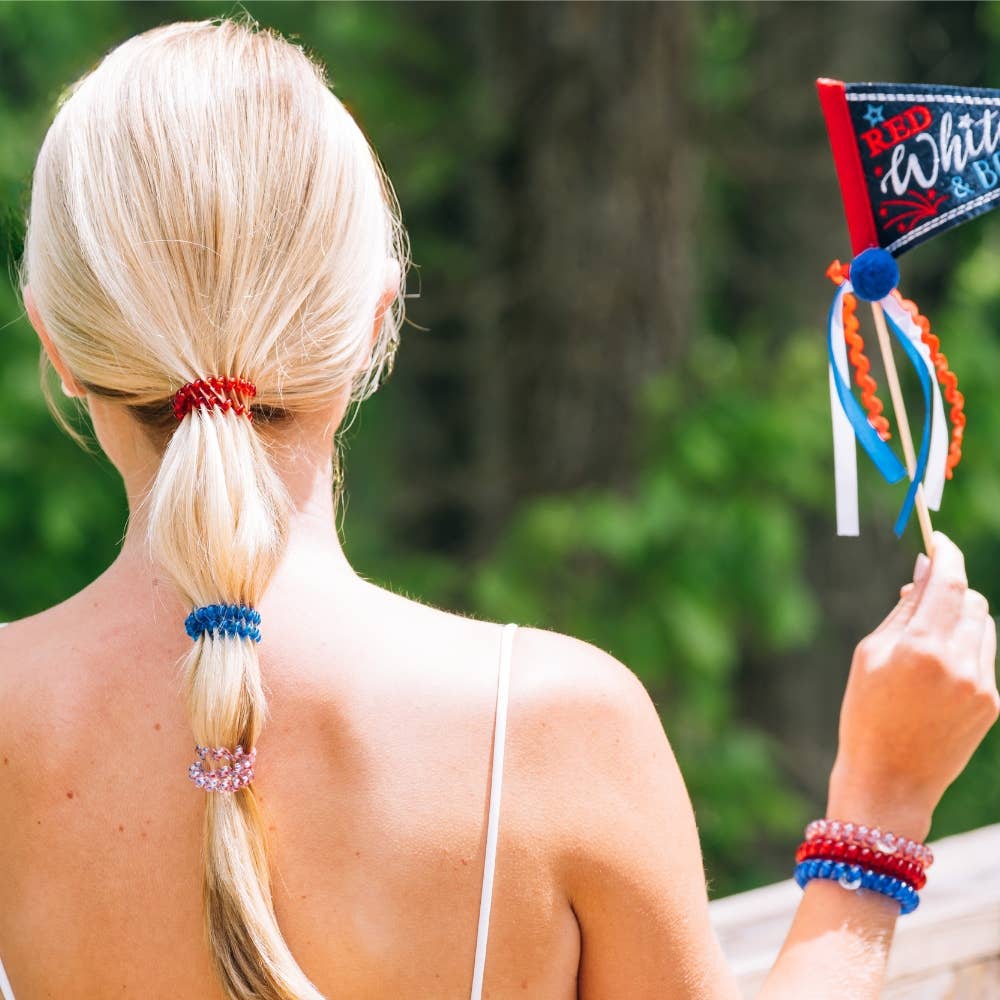 TELETIES - Patriot Pop Small Hair Ties