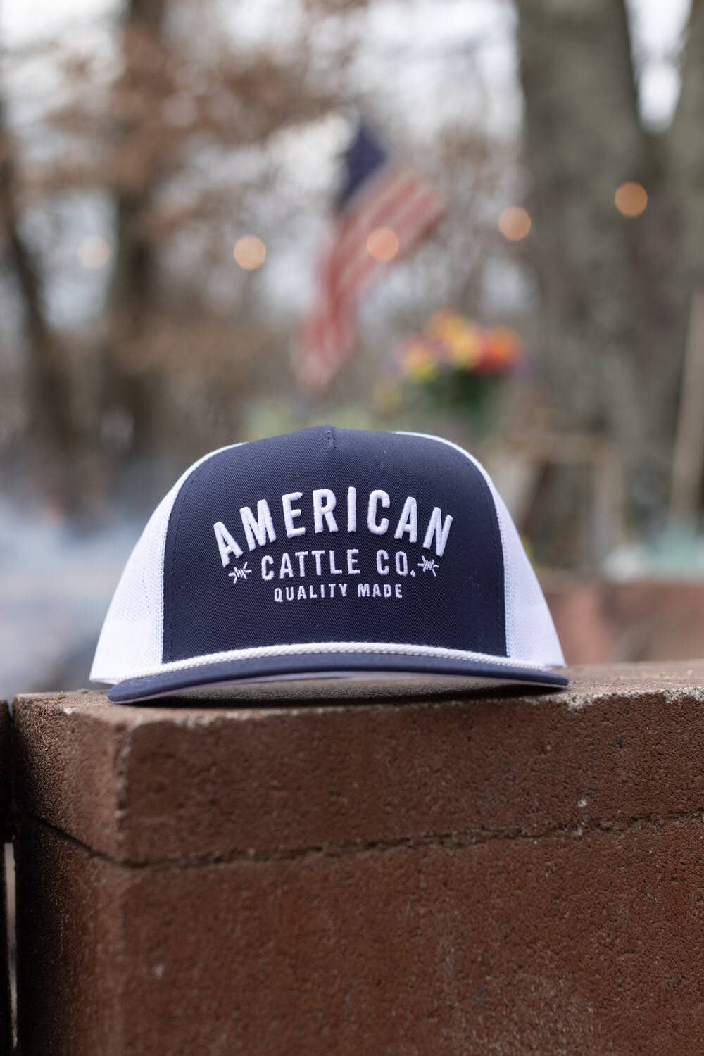 American Cattle Co - Quality Made Hat  : White