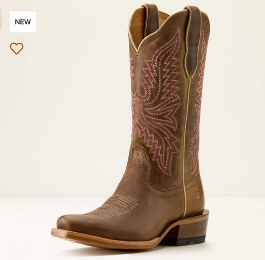 ARIAT WOMENS FUTURITY FLASH K TOE WESTERN BOOT