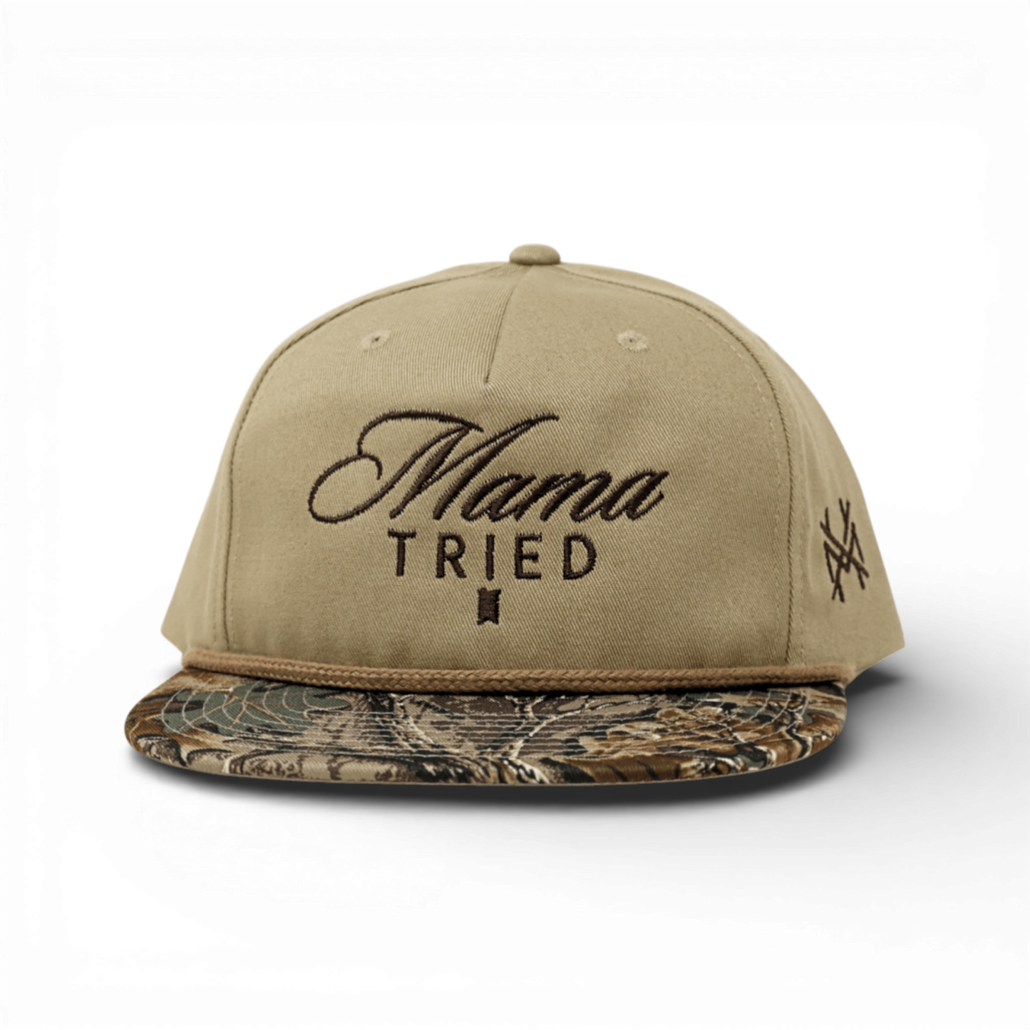 The Mad Hatter Co - Mama Tried Ultra Trucker Hat: Trucker Black/White