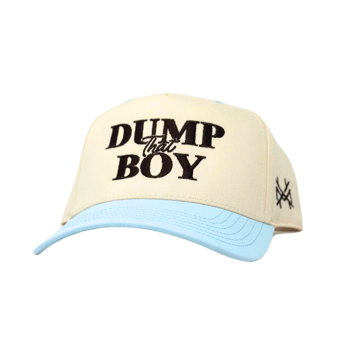 The Mad Hatter Co - MHC Dump That Boy Trucker Hat: Pink/ Natural Otto