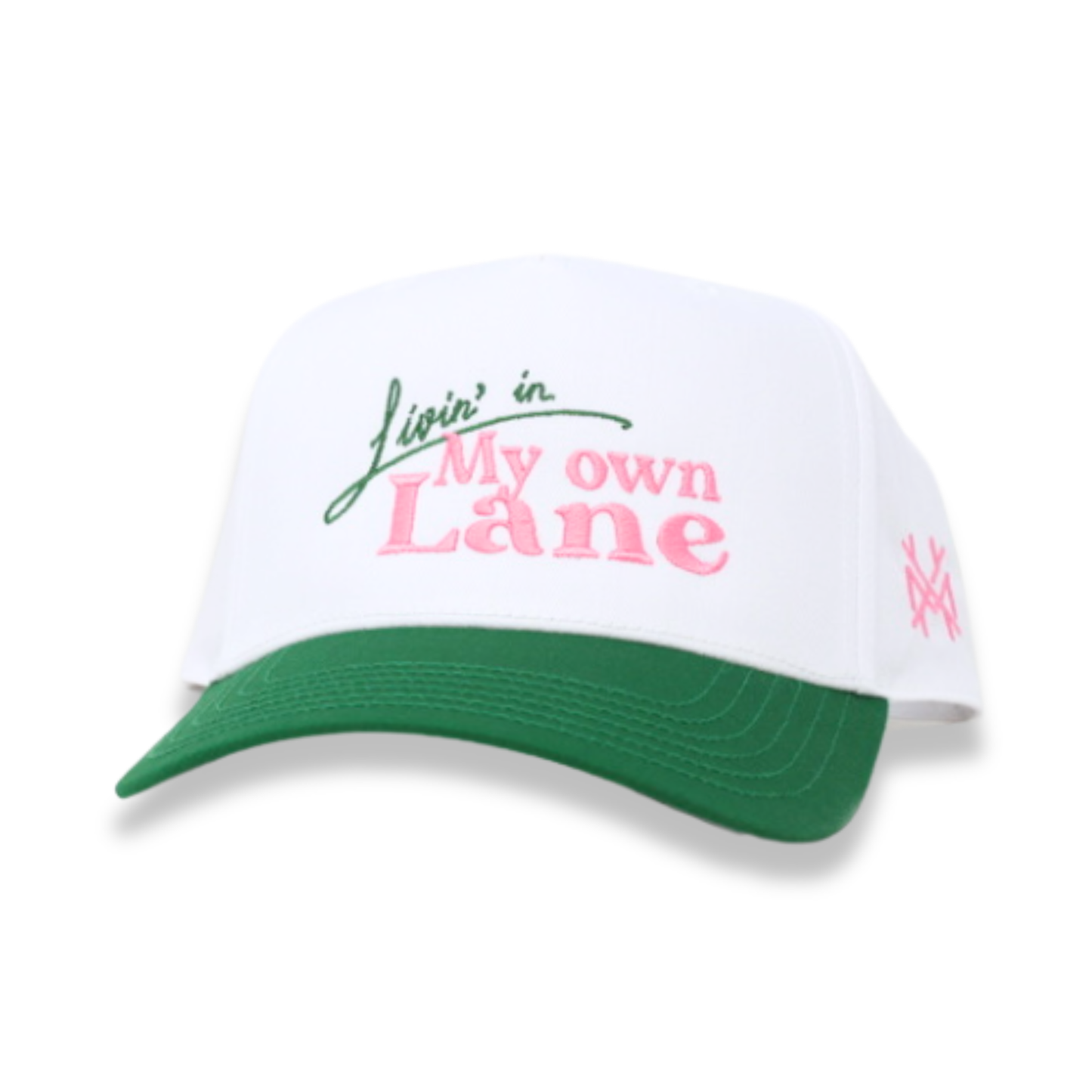 The Mad Hatter Co - Livin' In My Own Lane Trucker Hat : Retro Bottomland/Natural