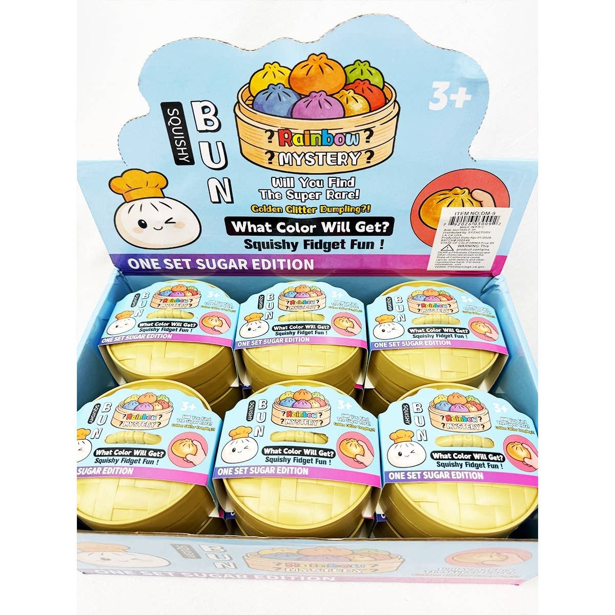 Love and Repeat - 4pc Set Mini Maltose Glitter Dumpling Squishy : MIX COLOR / ONE(12)