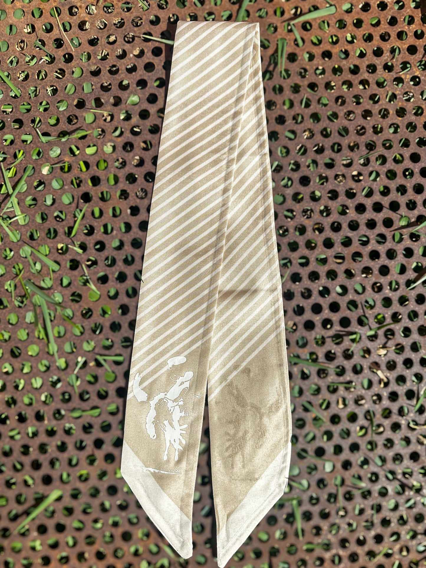 The Rodeo Rose - Striped Twillys: Rust/White