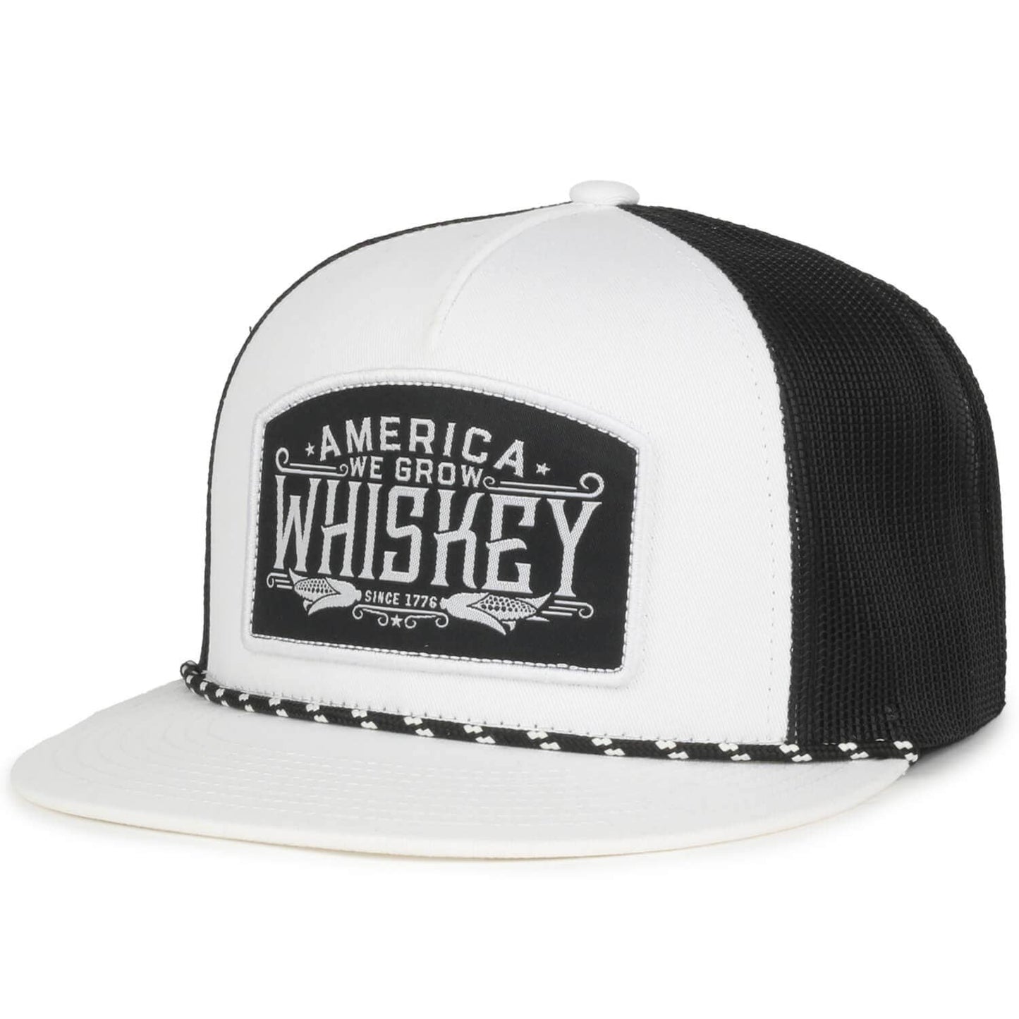 American Cattle Co - We Grow Whiskey Hat - Flat: Olive