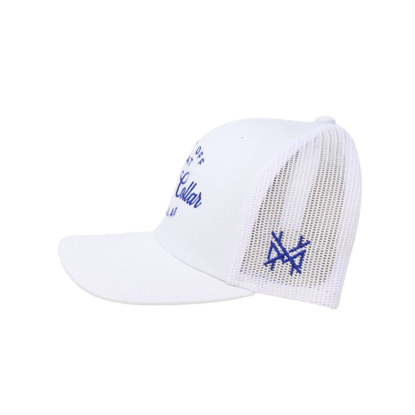 The Mad Hatter Co - Blue Collar Dollar Working Man Trucker Hat: 7 Panel Black