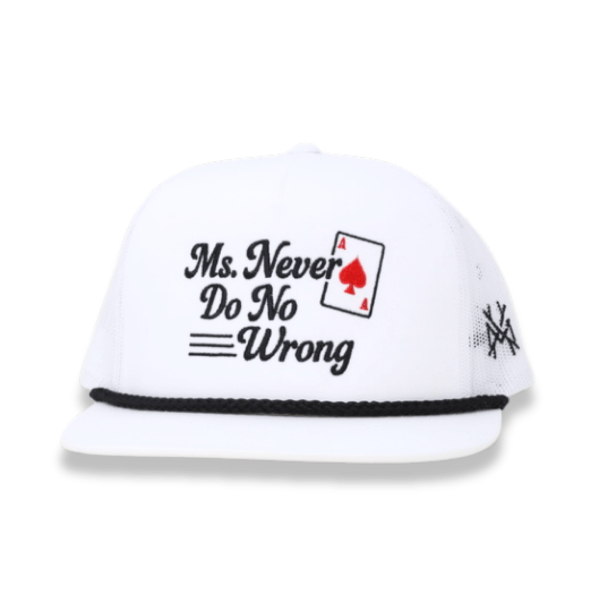 The Mad Hatter Co - Ms. Never Do No Wrong Trucker Hat: Retro Bottomland/Natural