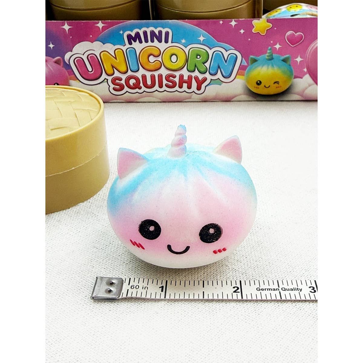 Love and Repeat - Mini Unicorn Mystery Dumpling Squishy with Steamer: MIX COLOR / ONE(24)