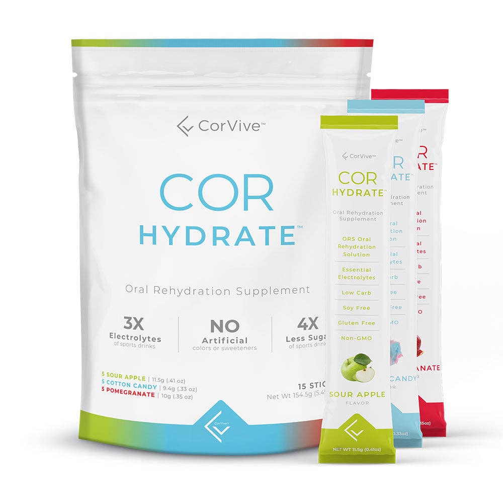 Corvive - CORVIVE HYDRATE - Oral Hydration Solution: Pink Lemonade