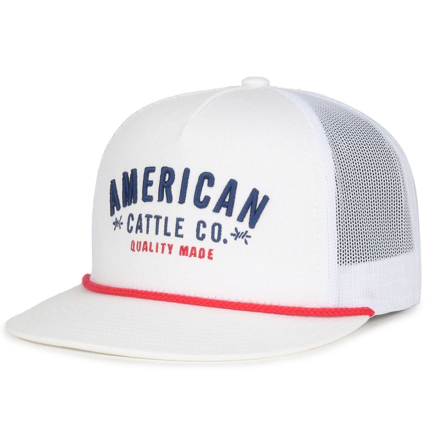 American Cattle Co - Quality Made Hat  : White