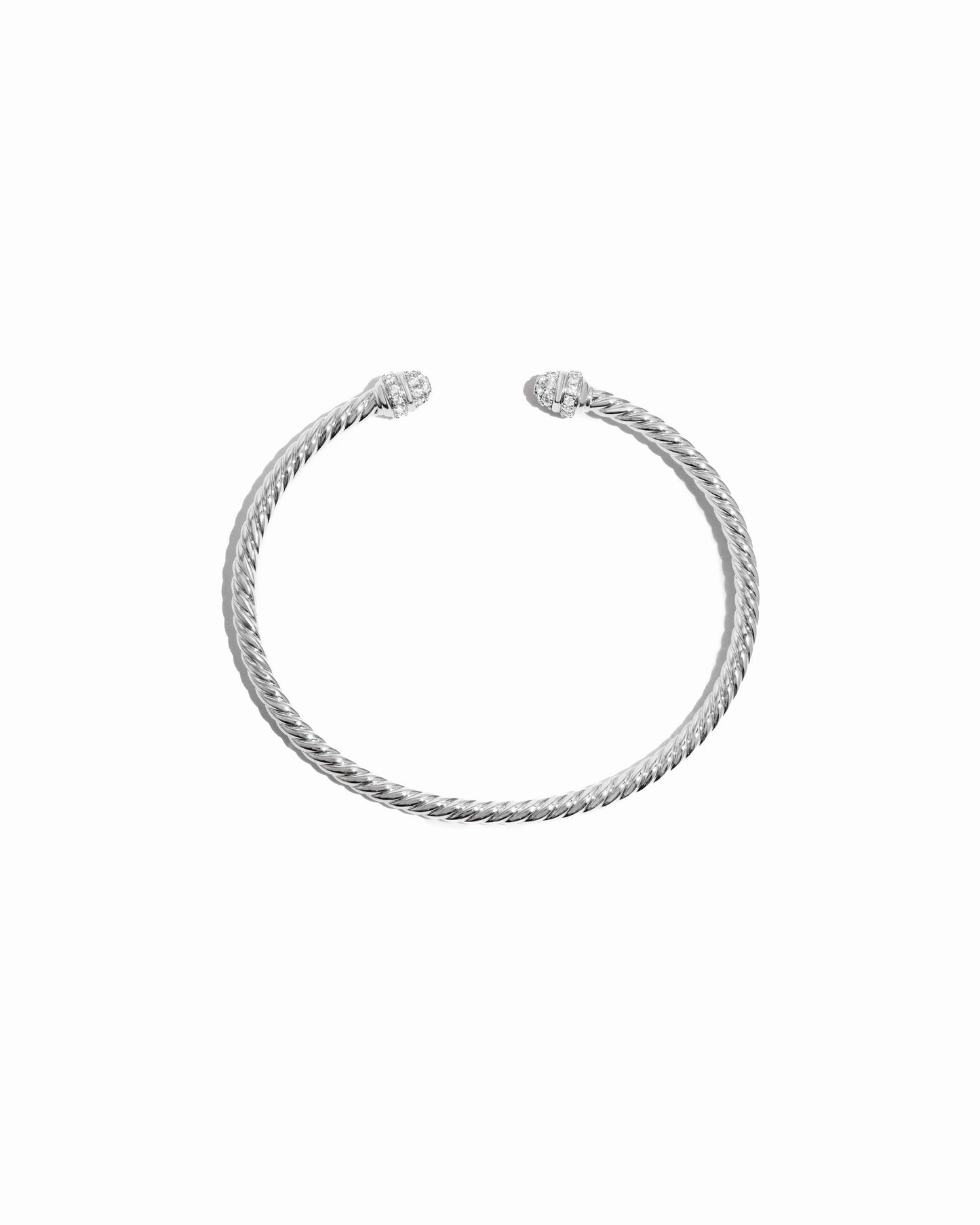 Sami Jewels - Twisted Bangle Cuff: Gold / 6.75"