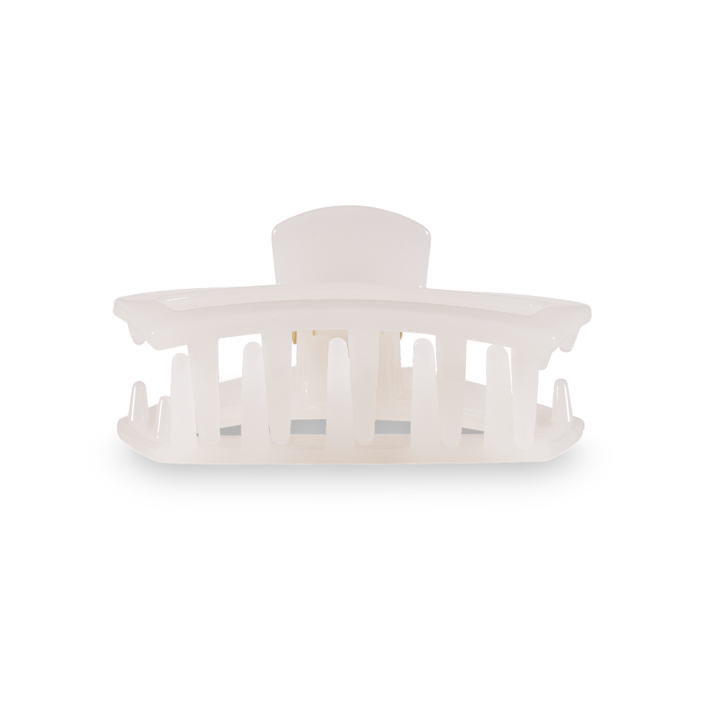 TELETIES - Open Hair Clip | Tiny | Coconut White