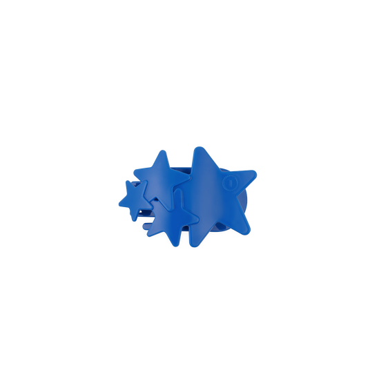 TELETIES - Flat Hair Clip | Tiny | Blue Shooting Star