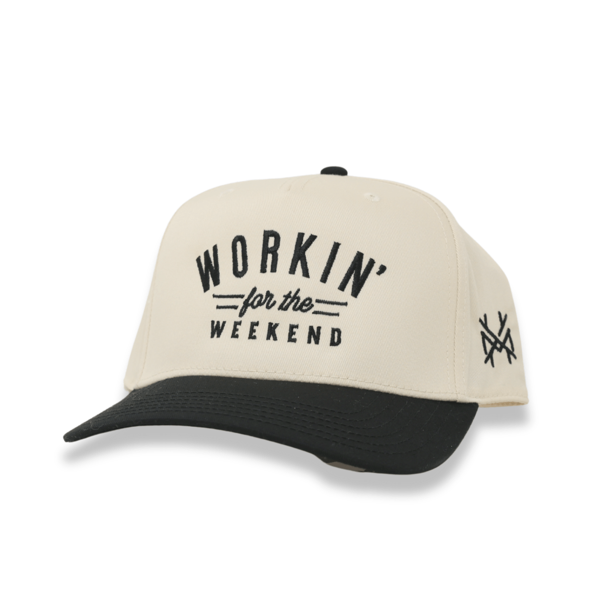 The Mad Hatter Co - Workin' for the Weekend Trucker Hat: 7 Panel Harvest Camo/Tan/Harvest Camo