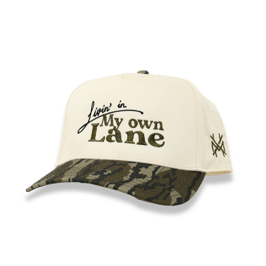 The Mad Hatter Co - Livin' In My Own Lane Trucker Hat : Retro Bottomland/Natural