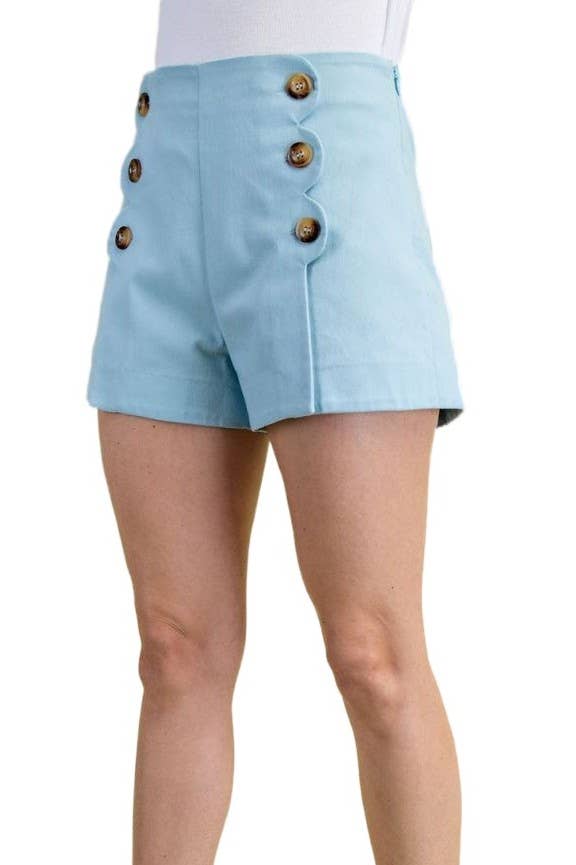 Vanilla Monkey - Sailor Style Shorts: RASPBERRY / 2-2-2(S-M-L)