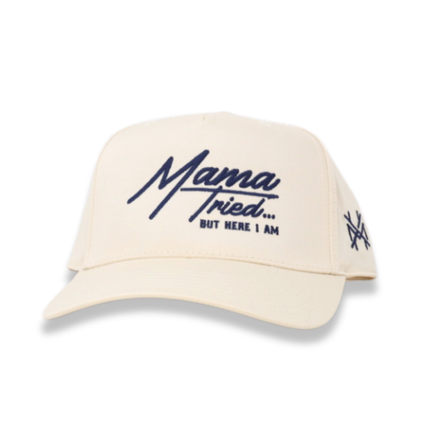 The Mad Hatter Co - Mama Tried But Here I Am Trucker Hat: Retro Natural
