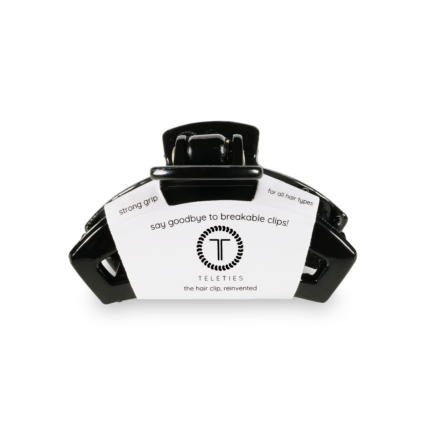 TELETIES - Open Hair Clip | Tiny | Jet Black