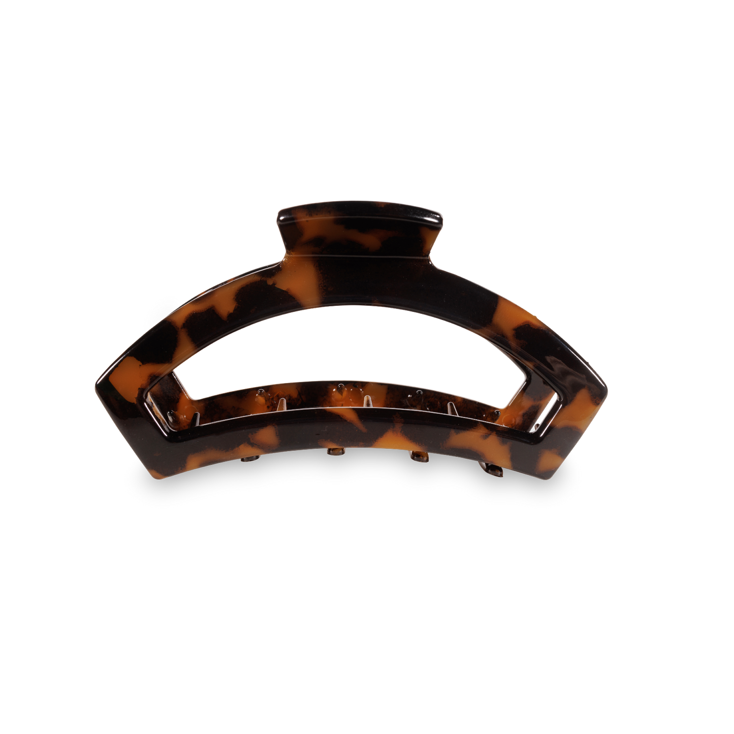 TELETIES - Open Hair Clip | Small | Tortoise
