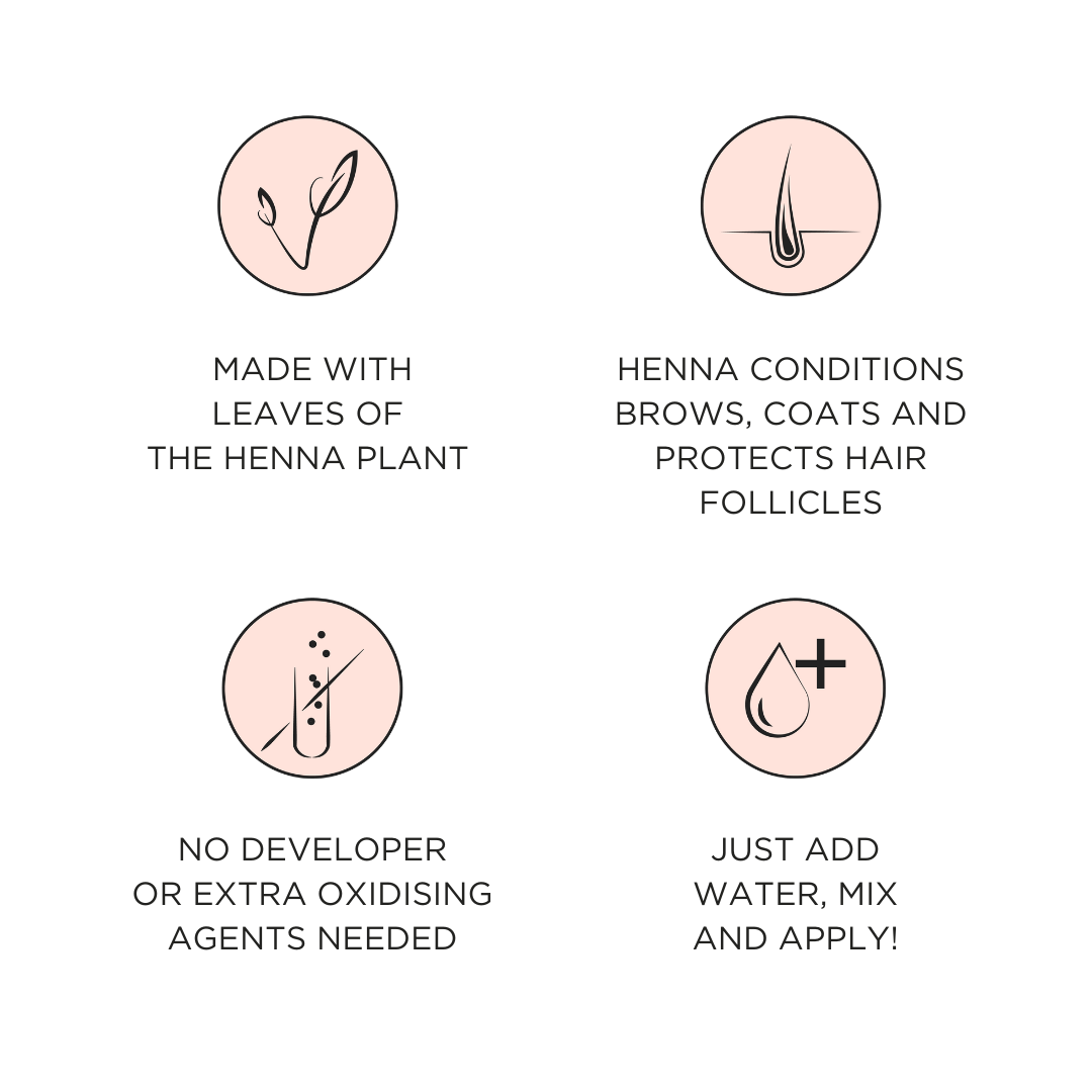 BAEBROW - ALL CAPS Powder Henna Capsules: Neutral Light Brown