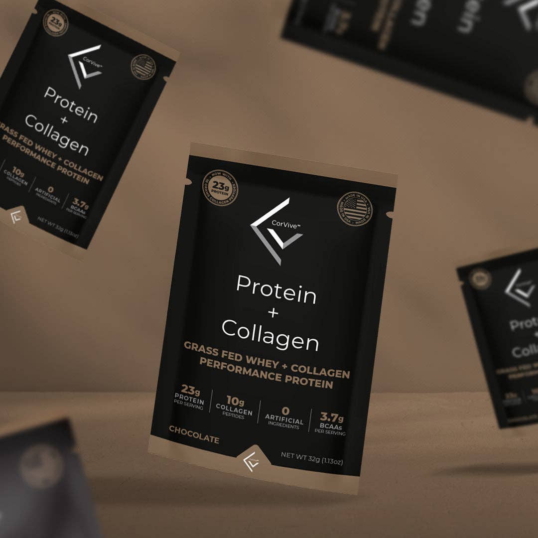 Corvive - Protein + Collagen Powder: Chocolate