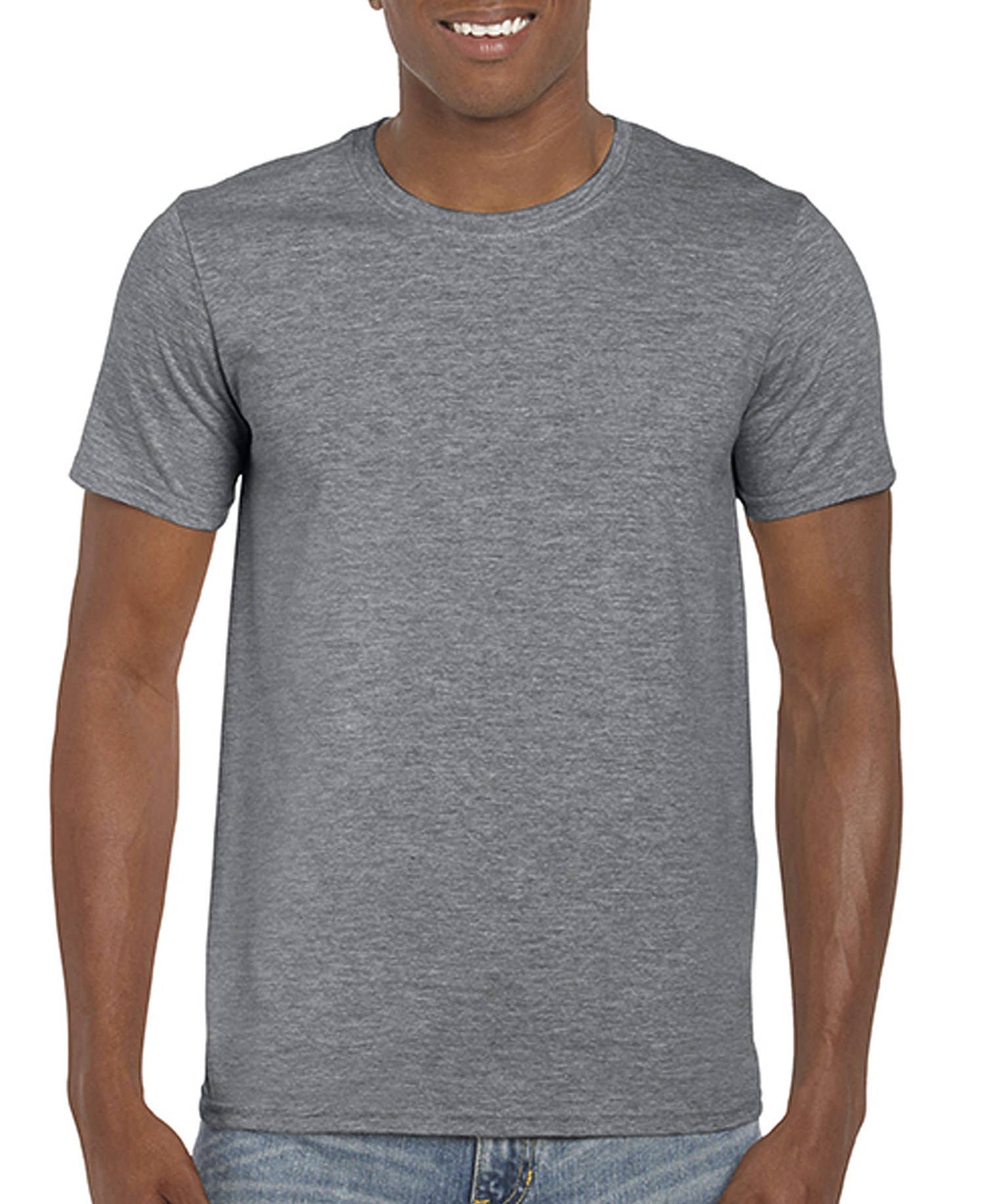 Print The Dream - Gildan Softstyle Adult Unisex T-Shirt, Blank Shirt: Black / XL