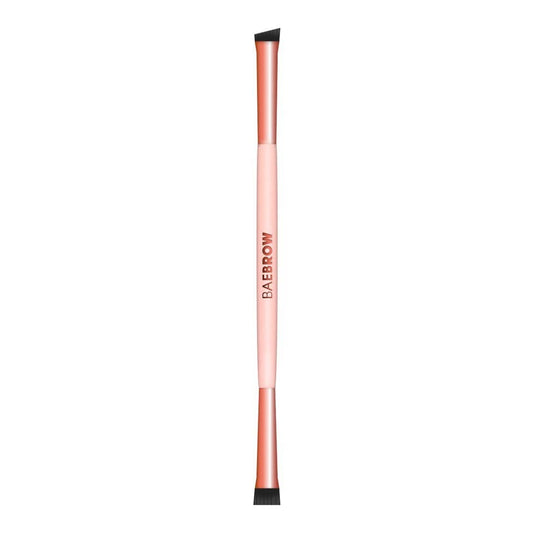 BAEBROW - DUAL ENDED BROW LINE BRUSH: Nude + Rose Gold
